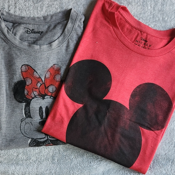 Disney Mickey Mouse Distressed Head Vintage Silhouette Men's Adult Graphic T-Shi - Picture 2 of 5
